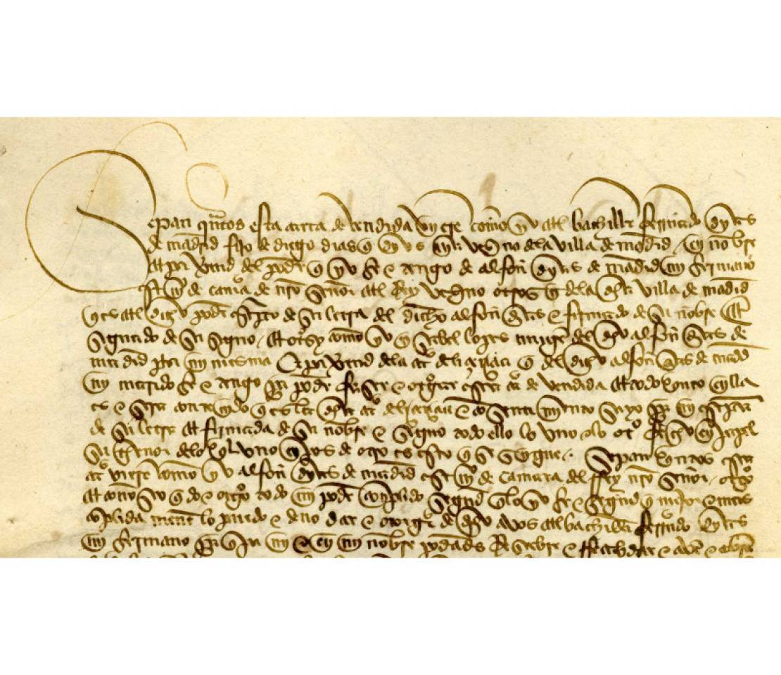 Paleografía: letra cortesana y procesal encadenada